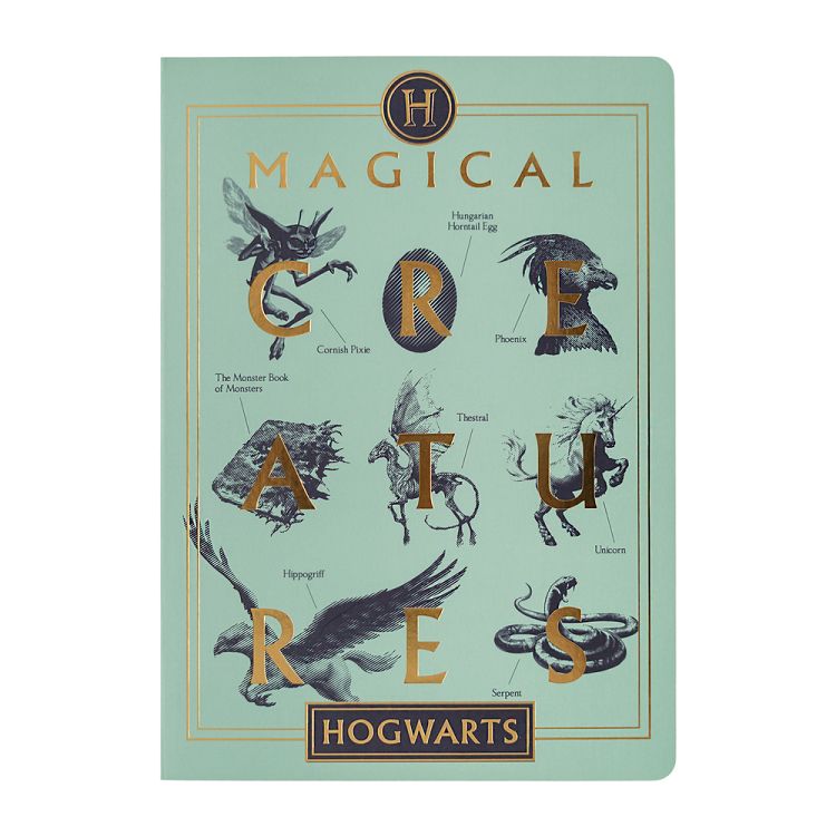 Σημειωματάριο A5 HARRY POTTER Magical Creatures