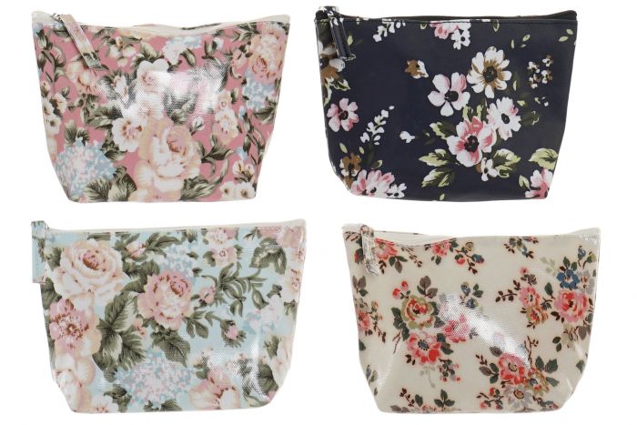 ΤΣΑΝΤΑΚΙ ΚΑΛΛΥΝΤΙΚΩΝ FLOWERS 4 ΣΧΕΔΙΑ 20X6X13