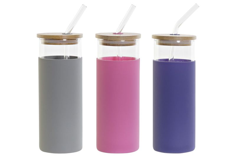 ΠΑΓΟΥΡΙ ΓΥΑΛΙΝΟ ΑΝΘΕΚΤΙΚΟ ΣΤΟ ΖΕΣΤΟ 7Χ7Χ18,5 450ML ΜΕ ΚΑΛΑΜΑΚΙ 2 ΣΧΕΔΙΑ