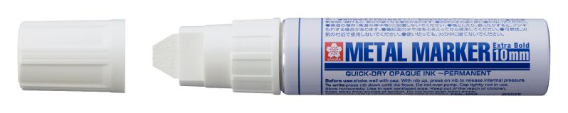 ΜΑΡΚΑΔΟΡΟΣ ΑΝΕΞΙΤΗΛΟΣ ΜΕΤΑΛΛΙΚΟΣ BROAD 10MM WHITE SAKURA