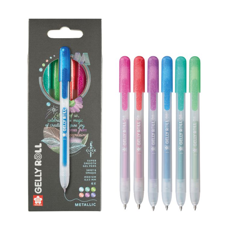ΜΑΡΚΑΔΟΡΟΙ GELLY ROLL RETRO METALLIC SET 6