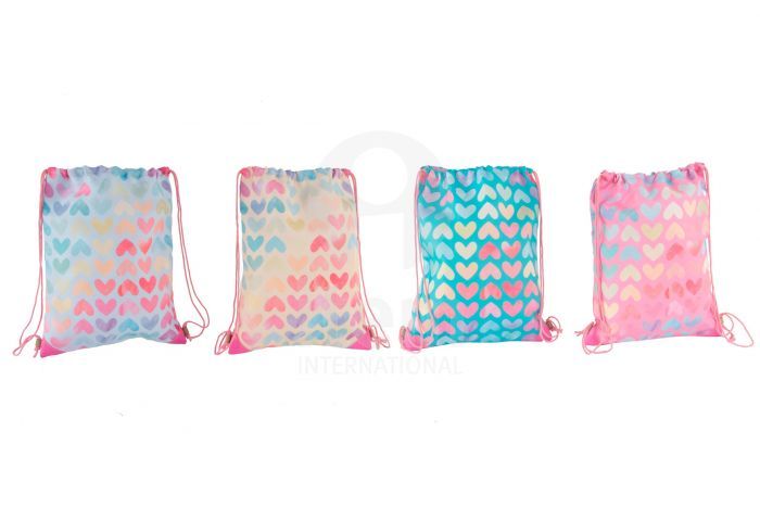 ΤΣΑΝΤΑΚΙ ΜΕ ΚΟΡΔΟΝΙ 28Χ36 ΚΑΡΔΙΕΣ