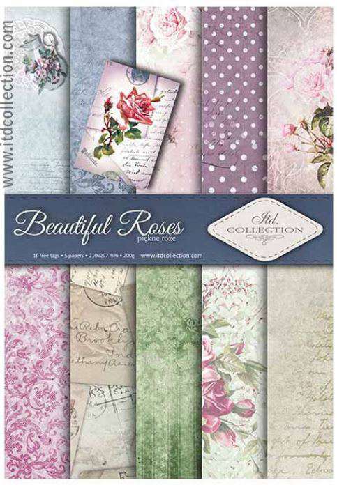 ΧΑΡΤΙ SCRAPBOOKING 5 ΧΑΡΤΙΑ ΔΙΠΛΗΣ& 1 ΦΥΛΛΟ ΜΕ ΕΤΙΚΕΤΕΣ 200g 210x297mm SCRAP008