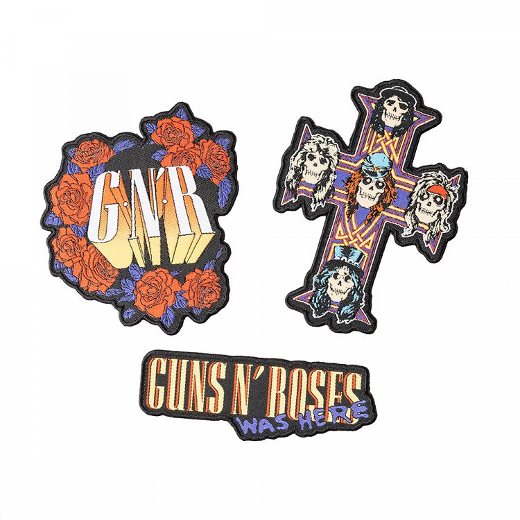 Σετ με 3 Ραφτά/Patches GUNS N