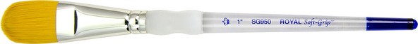 ΠΙΝΕΛΟ ΓΛΩΣΣΑ ΓΑΤΑΣ Νο 1" SOFTGRIP ΑΚΡΥΛΙΚΟ-ΛΑΔΙ-ΑΚΟΥΑΡΕΛΑ SG950-1"