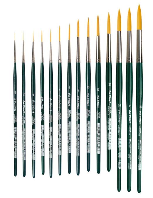 ΠΙΝΕΛΑ DA VINCI VA-1270_1 NOVA LETTERING BRUSH GREEN HANDLES