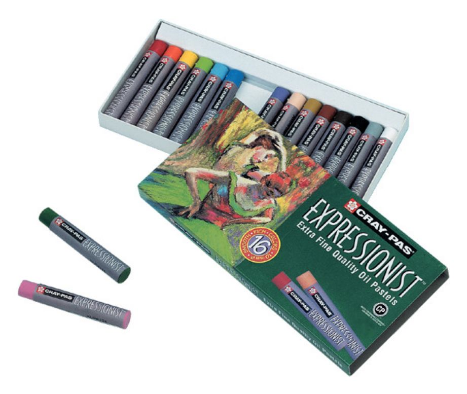 SAKURA CRAY-PAS EXPRESSIONIST SET 16 OIL PASTEL