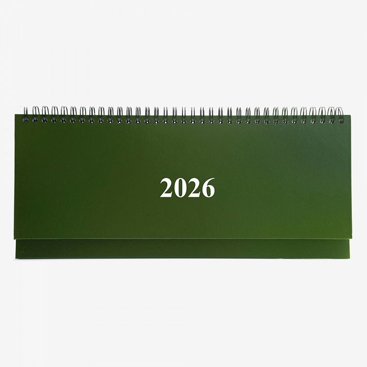 Πλάνο Εβδομαδιαίο 2026 30Χ13 Σπιράλ Πράσινο