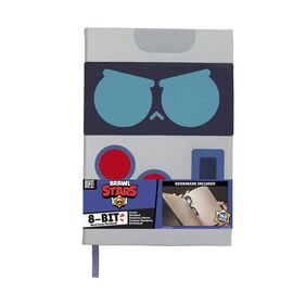 Erik Σημειωματάριο Premium Α5 Με Σκληρό PU Εξώφυλλο Brawl Stars 8-Bit