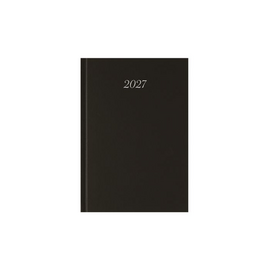 Ημερολόγιο Ατζέντα 2027 Ημερήσιο PVC Classic 12x17cm Μαύρο