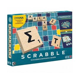 Mattel Scrabble 2 Σε 1 With Wooden Letters JLJ58