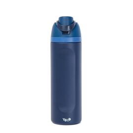 Yolo Μεταλλικό Θερμός 2 Σε 1 Blue Navy 700ml 90584