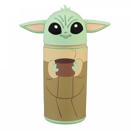 3D Κασετίνα Κύλινδρος 18εκ STAR WARS THE MANDALORIAN AND GROGU The Child Grogu
