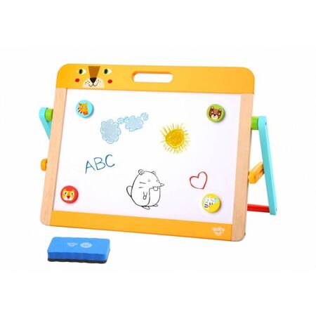 4M Toys Tooky Toy Ξύλινο Επιτραπέζιο Καβαλέτο Διπλής Όψης TL112