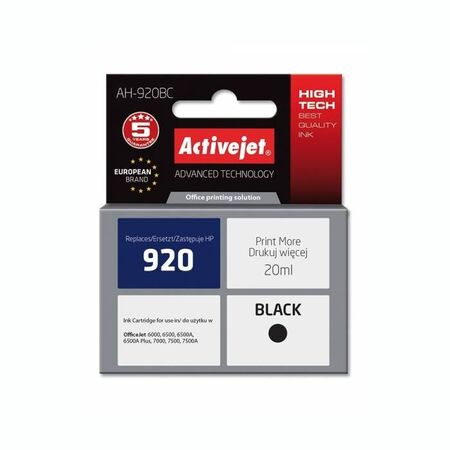 Activejet Μελάνι Συμβατό HP 920XL CD975AE AH-920BCX Black 50ml