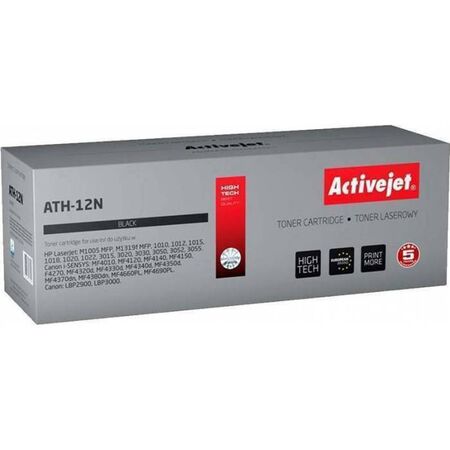 Activejet Toner Συμβατό HP 12A Q2612A Black (2.300 σελίδες)