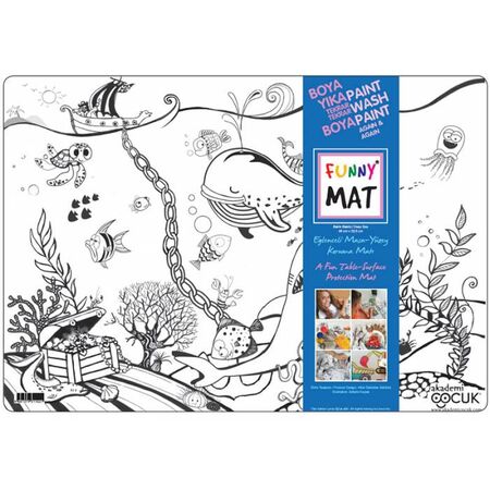 Akademi Funny Mat Σουπλά Επιφάνεια Ζωγραφικής Βυθός 48x33.5cm