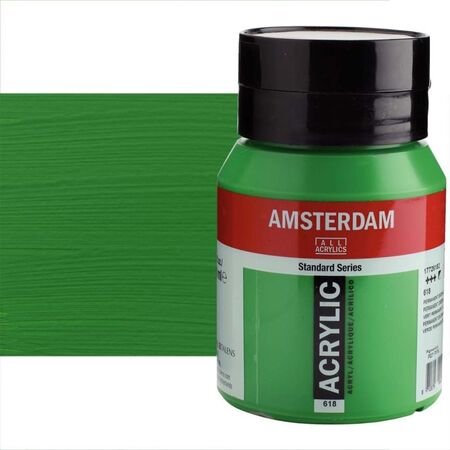 ΑΚΡΥΛΙΚΟ AMSTERDAM 500ML No 618 PERM.GREEN LT
