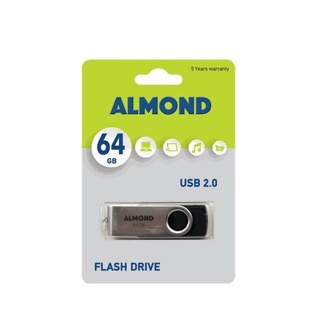 Almond 64GB Twister USB Stick 2.0