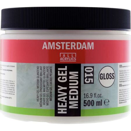 AMSTERDAM HEAVY GEL MEDIUM 015 500ML GLOSS
