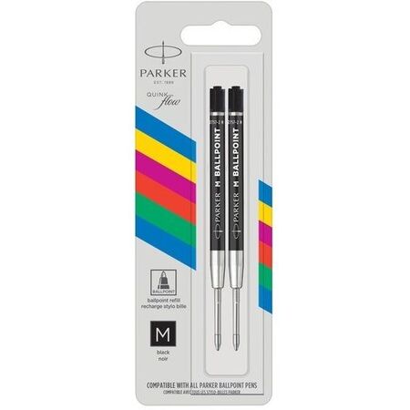 ΑΝΤΑΛΛΑΚΤΙΚΑ PARKER ECONOMY BALLPOINT M ΜΑΥΡΟ 2ΤΕΜ