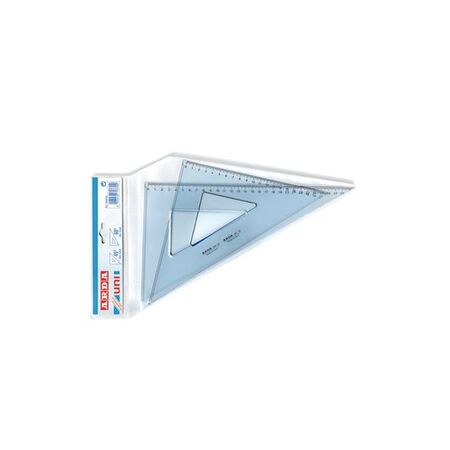 Arda Σετ Τρίγωνα Με Πατούρα 35cm 45° 60° 703/35