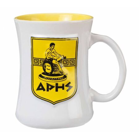 Άρης - Κούπα Ανάγλυφη Άσπρη 350ml