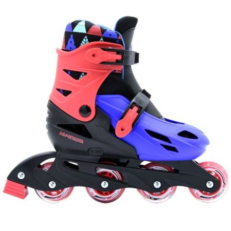 Αθλοπαιδιά Αυξομειούμενα Πατίνια 3K Inline Skate Red Black Blue