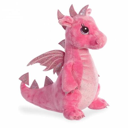 Aurora Λούτρινο Sparkle Tales Dahlia Pink Dragon 30cm