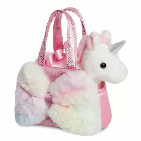 Aurora Λούτρινο Τσαντάκι Μονόκερος Fancy Pal Pink Bow Unicorn 20cm