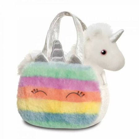 Aurora Λούτρινο Τσαντάκι Μονόκερος Fancy Pal Rainbow Unicorn 20cm