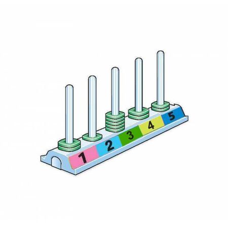 Άβακας 5 Στήλων Σετ 4 Τεμαχίων