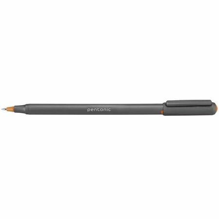 Ball pen LINC Silver Pentonic/καφέ 1.00mm, 12τμχ