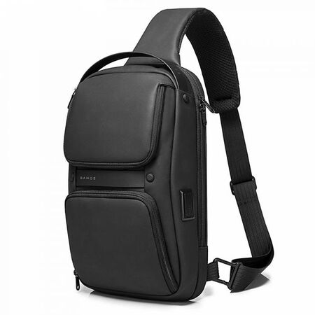 Bange Τσάντα Ώμου Χιαστί Crossbody 7258 Μαύρο