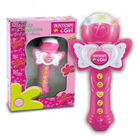 Bontempi Μικρόφωνο Καραόκε Ροζ iGirl