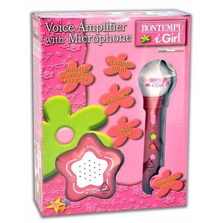 Bontempi Μικρόφωνο Ροζ iGirl Με Ενισχυτή