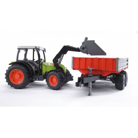 Bruder Τρακτέρ Claas Nectis 267 F Με Φορτωτή & Καρότσα