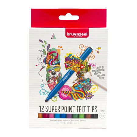 BZL FELT TIPS SUPER POINTS 12