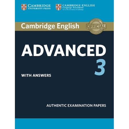 CAMBRIDGE ENGLISH ADVANCED 3 SB W/A