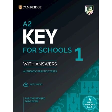 CAMBRIDGE ENGLISH KEY FOR SCHOOLS 1 SELF STUDY PACK (+ DOWNLOADABLE AUDIO) (FOR REVISED EXAMS FROM 2020)