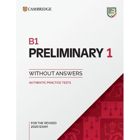CAMBRIDGE ENGLISH PRELIMINARY 1 SB (FOR REVISED EXAMS FROM 2020)