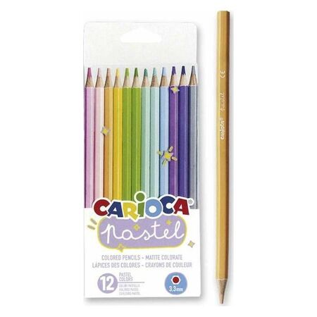 Carioca Ξυλομπογιές Pastel Σετ 12 Τεμ.