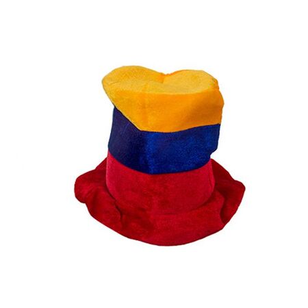 Carnavalista Αποκριάτικο Καπέλο Ψηλό Παρδαλό 23978