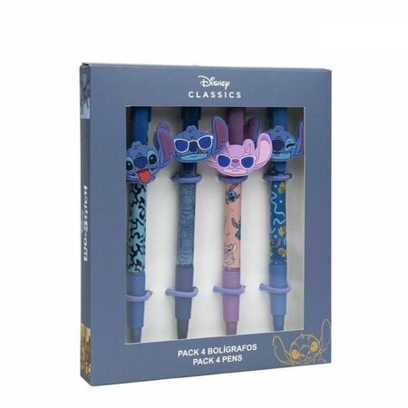 Cerda Σετ 4 Στυλό Disney Stitch
