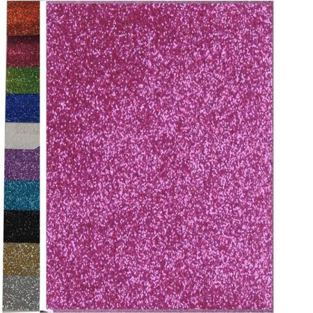Colorfix Χαρτόνι Κάνσον Glitter Fuchsia 50x70cm 250gr