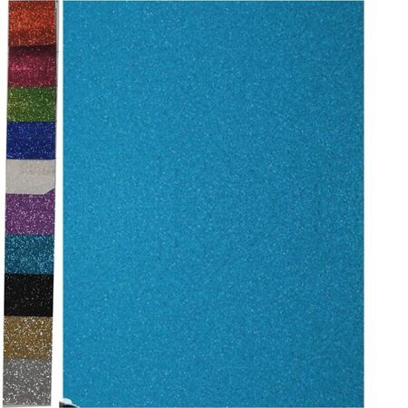 Colorfix Χαρτόνι Κάνσον Glitter Light Blue 50x70cm 250gr