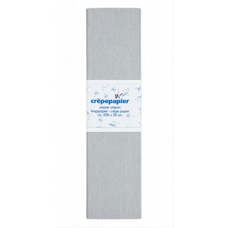 Crepepaier Χαρτί Γκοφρέ Ασημί 50 x 200 cm