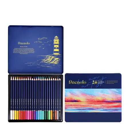 Deli Κασετίνα Ξυλομπογιές Finenolo 24 Τεμ.