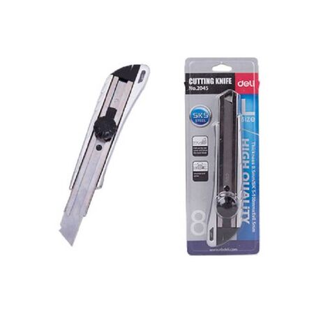 Deli Κοπίδι Σπαστό Μεταλλικό Μεγάλο 10cm 2045 Για 18mm Λεπίδες