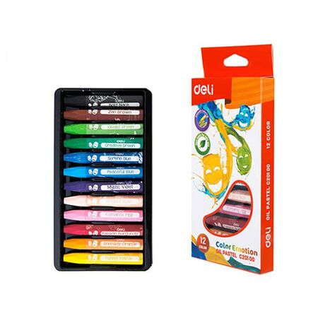 Deli Λαδοπαστέλ Color Emotion 12 Τεμ.